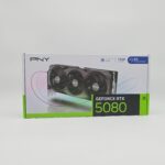 RTX 5080 PNY Black OC 16GB, NVIDIA Gaming Graphics Card GPU
